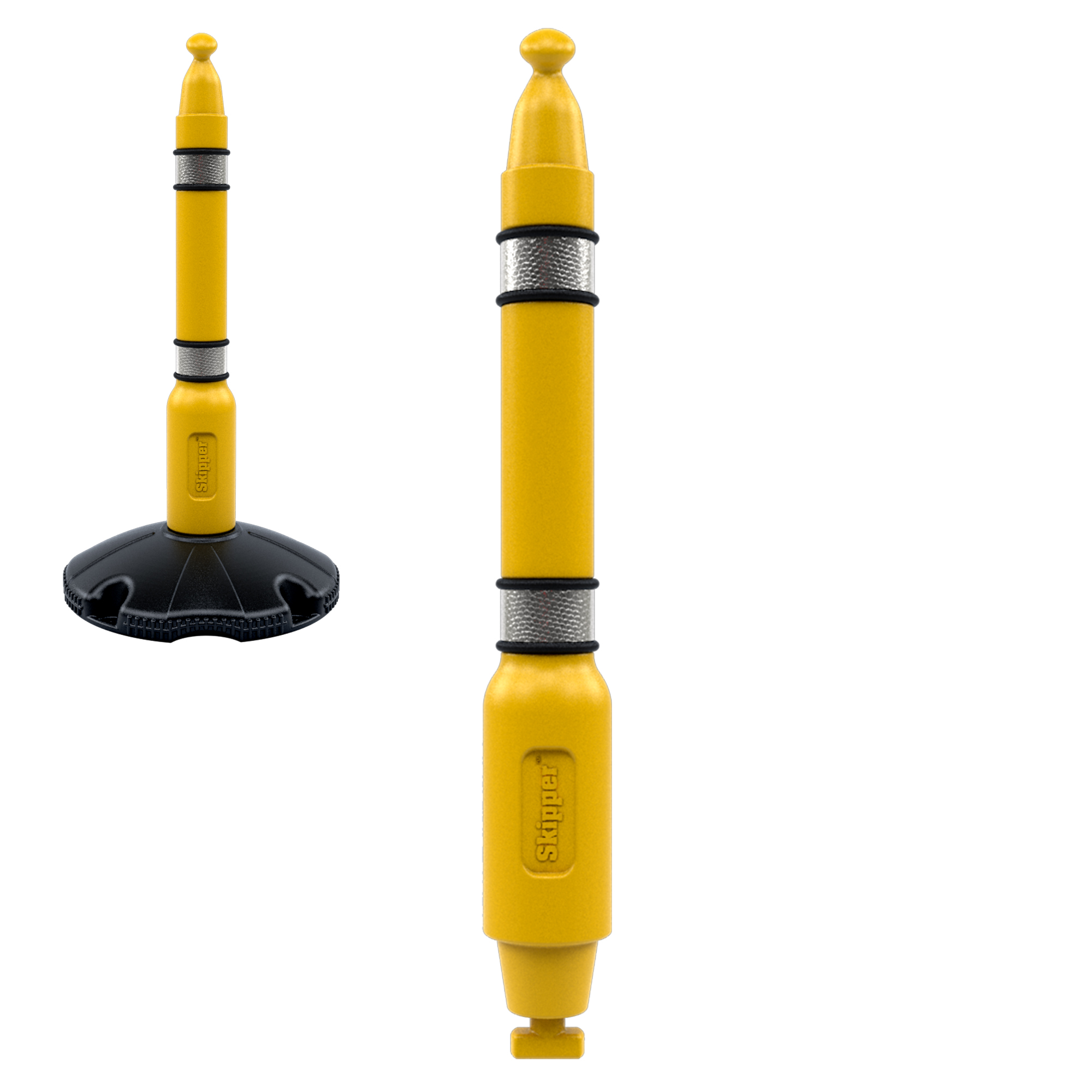 Skipper Yellow Safety Barrier, Barrier Post