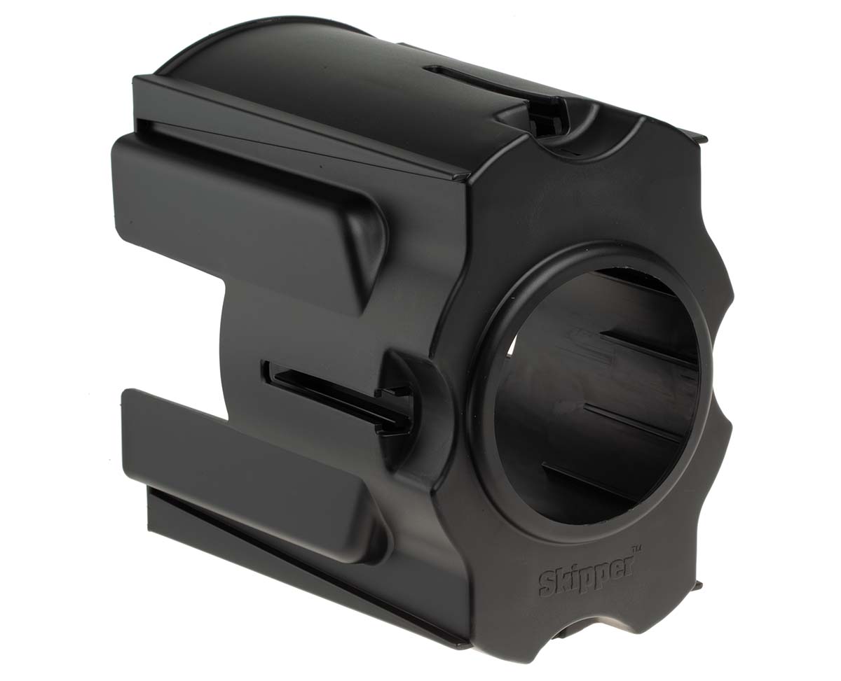 post04 Skipper Black Safety Barrier, Post Base & Collar