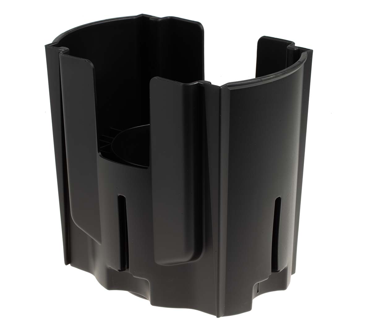 post04 Skipper Black Safety Barrier, Post Base & Collar
