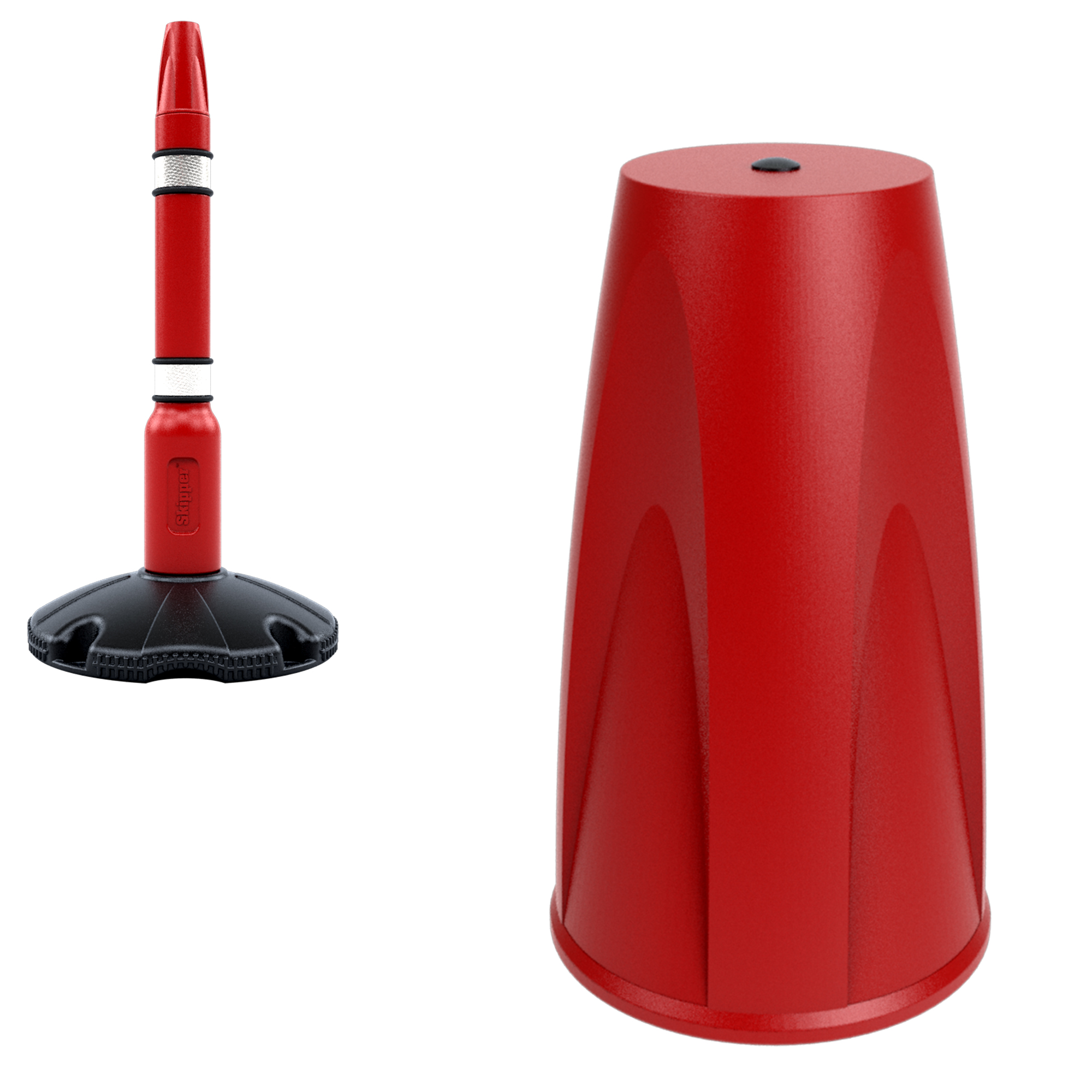 post05-r Skipper Red Safety Barrier, 90 mm