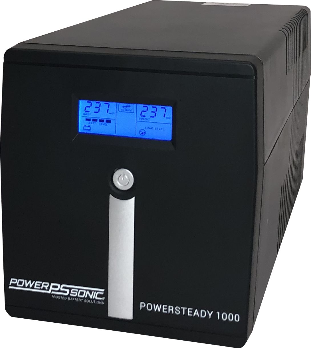 Power Sonic 110 V, 120V ac Input Surface Uninterruptible power supply, 1000 VA, PowerSteady 1000 1000 VA PowerSteady
