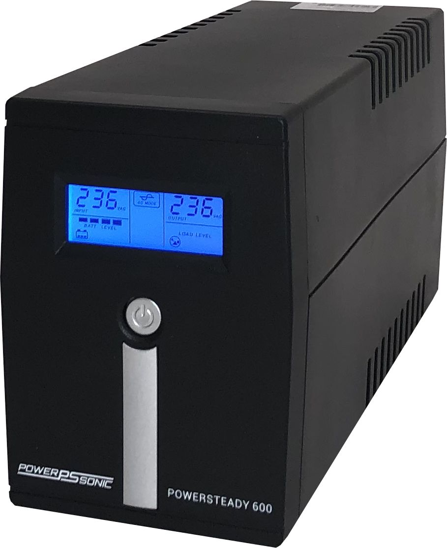 Power Sonic 110 V, 120V ac Input Surface Uninterruptible power supply, 600 VA, PowerSteady 600 600 VA PowerSteady