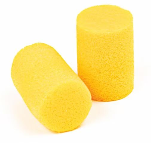 3M E.A.R Classic Series Yellow Disposable Ear Plugs, 28 dB Rated 250