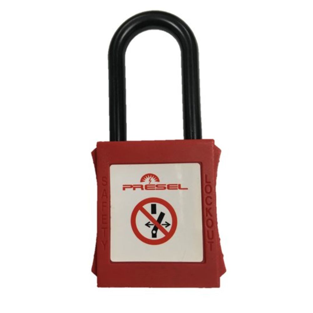 Catu Padlock Nylon Safety Padlock Keyed Alike, 6 mm Shackle