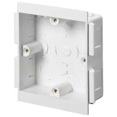 Cutterwell & Co Ltd PPBA White Anodised Aluminium Aluminium, PVC Mounting Block, Pole Mount Mount, 1 Gangs 25