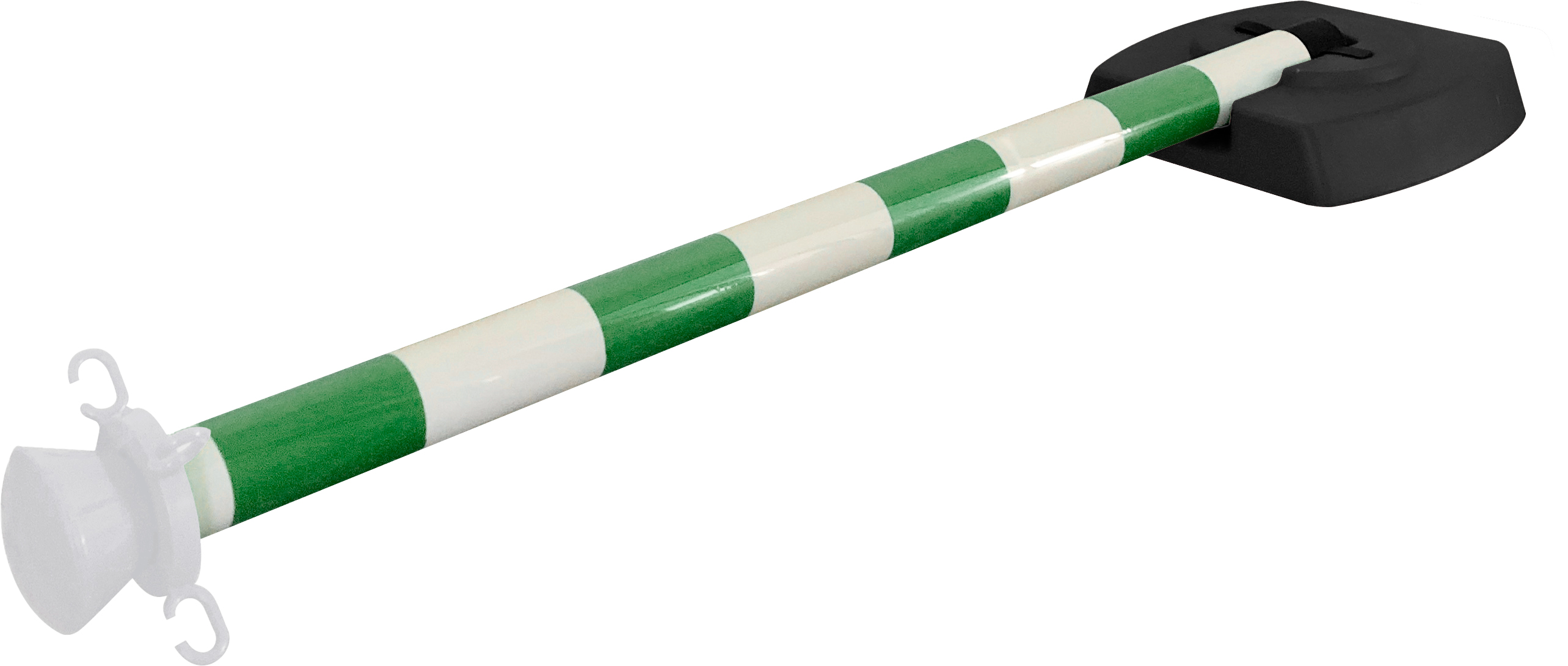 ppc500lovb Viso Black, White, Green Marker Post, Green Tape, Plastic, Barrier Post
