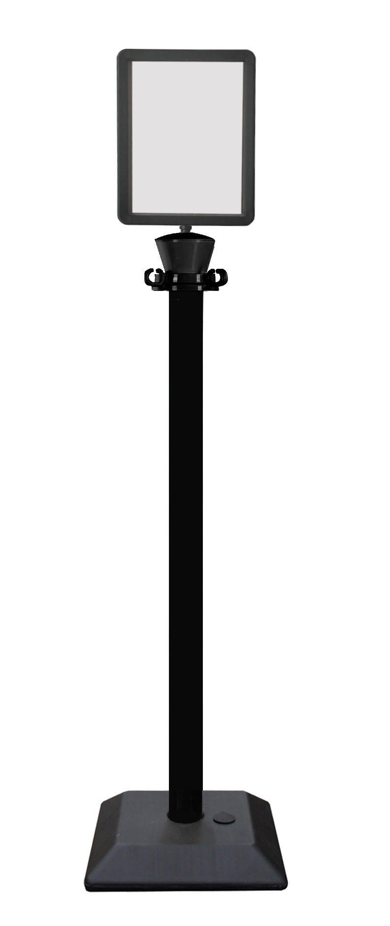Viso Black Marker Post, Black Tape, Plastic, Barrier Post