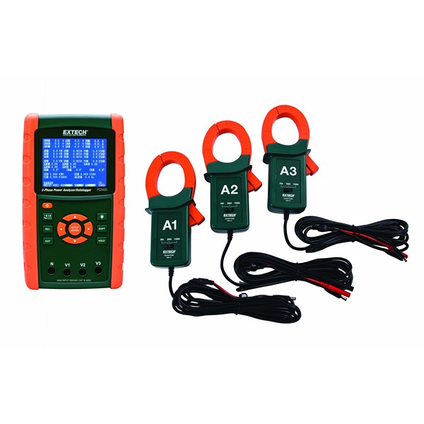 Extech PQ3450-30 Power & Energy Data Logger, USB, RS232