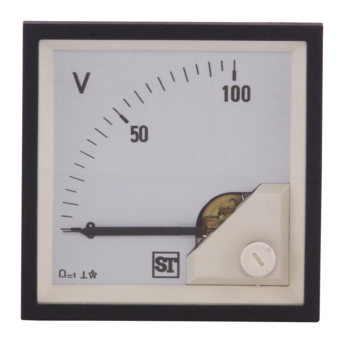 Sifam Tinsley Sigma Series Analogue Voltmeter DC, 45 mm, 45 mm
