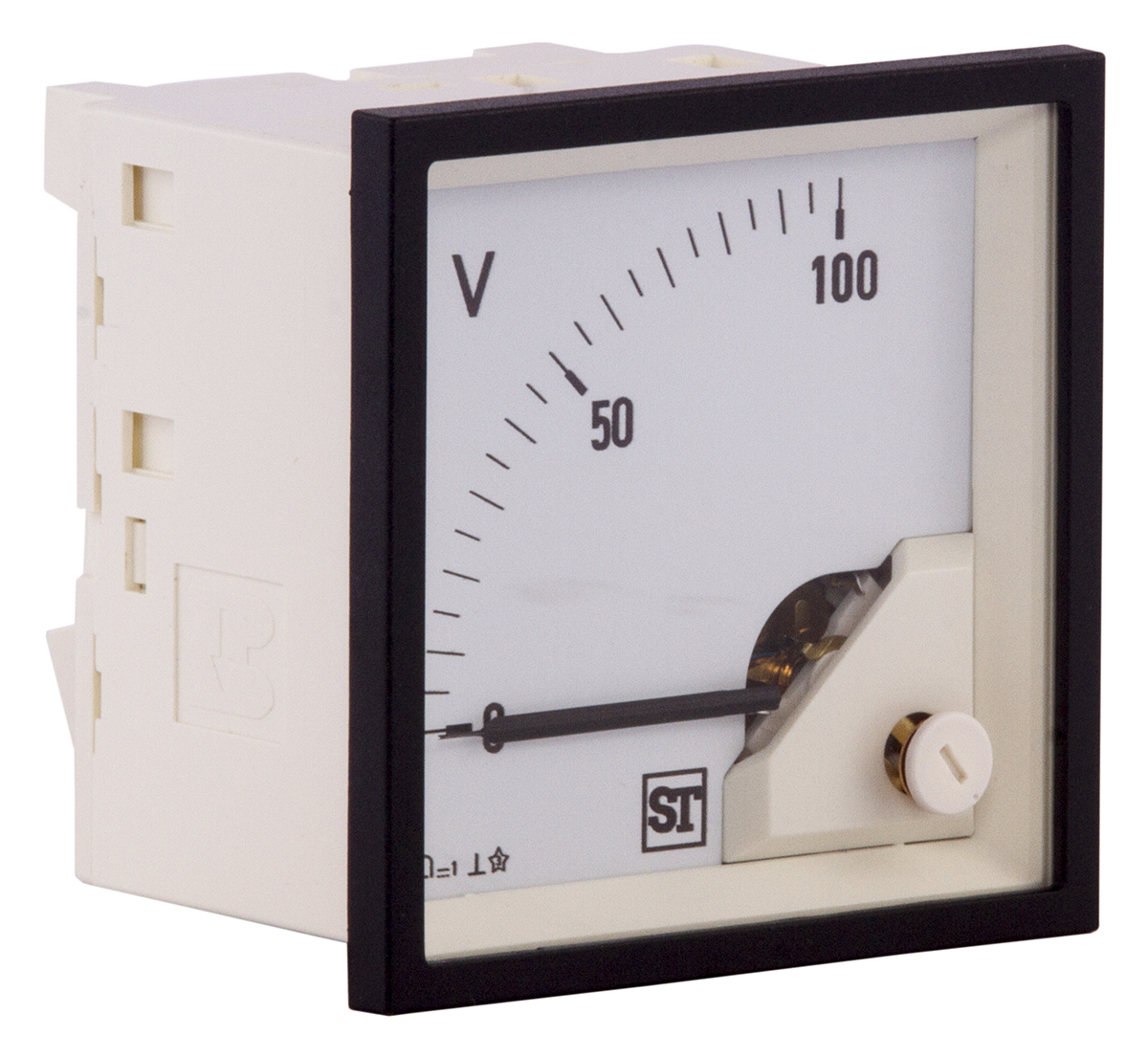 Sifam Tinsley Sigma Series Analogue Voltmeter DC, 68 mm, 68 mm