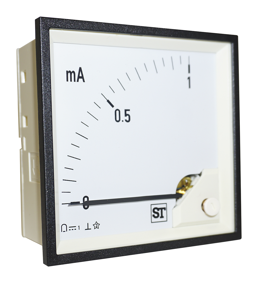 Sifam Tinsley Sigma Analogue Panel Ammeter 5 mA DC, 96 mm x 96 mm Moving Coil