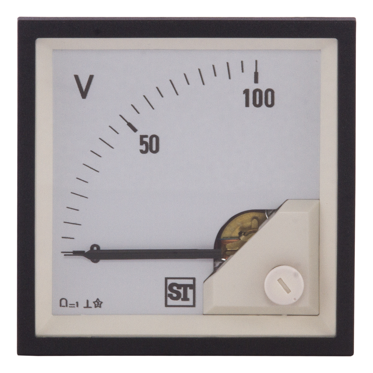 Sifam Tinsley Sigma Series Analogue Voltmeter DC, 92 mm, 92 mm