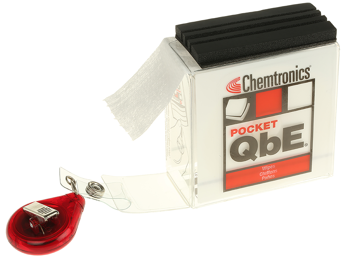 Chemtronics Fibre Optic Cleaning Wipe for End-Face Connector Cleaning, Buffer, Splice Preparation, 200
