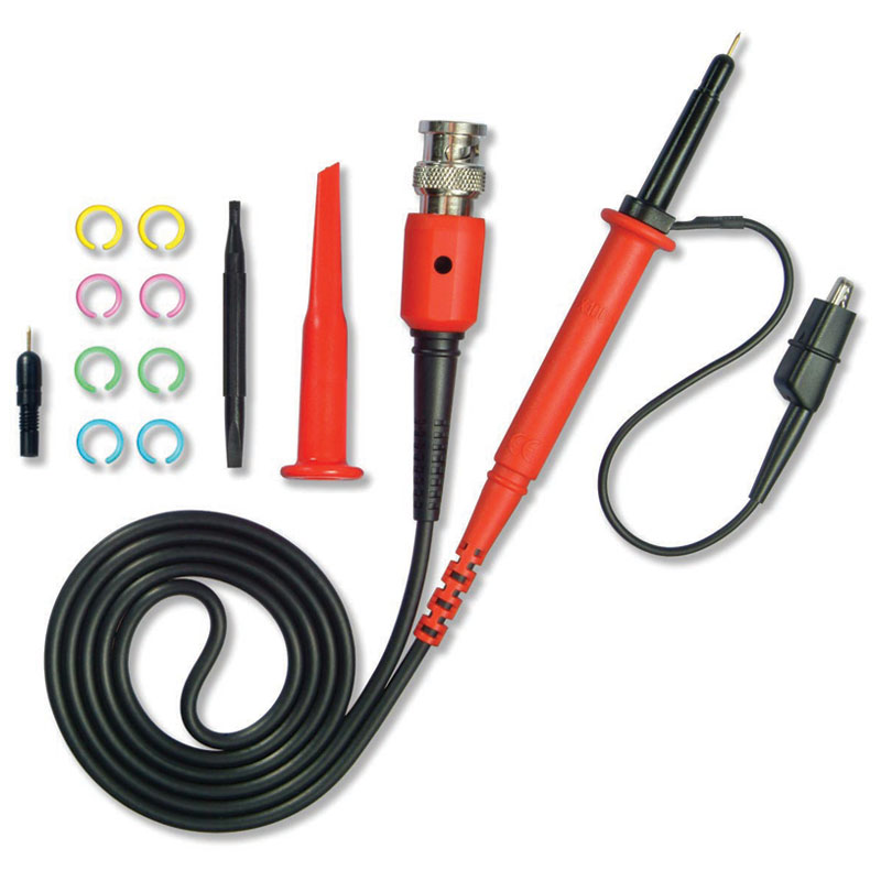 BK Precision PR2000B Oscilloscope Probe, Voltage Type, 200 MHz, 100:1, BNC Connector