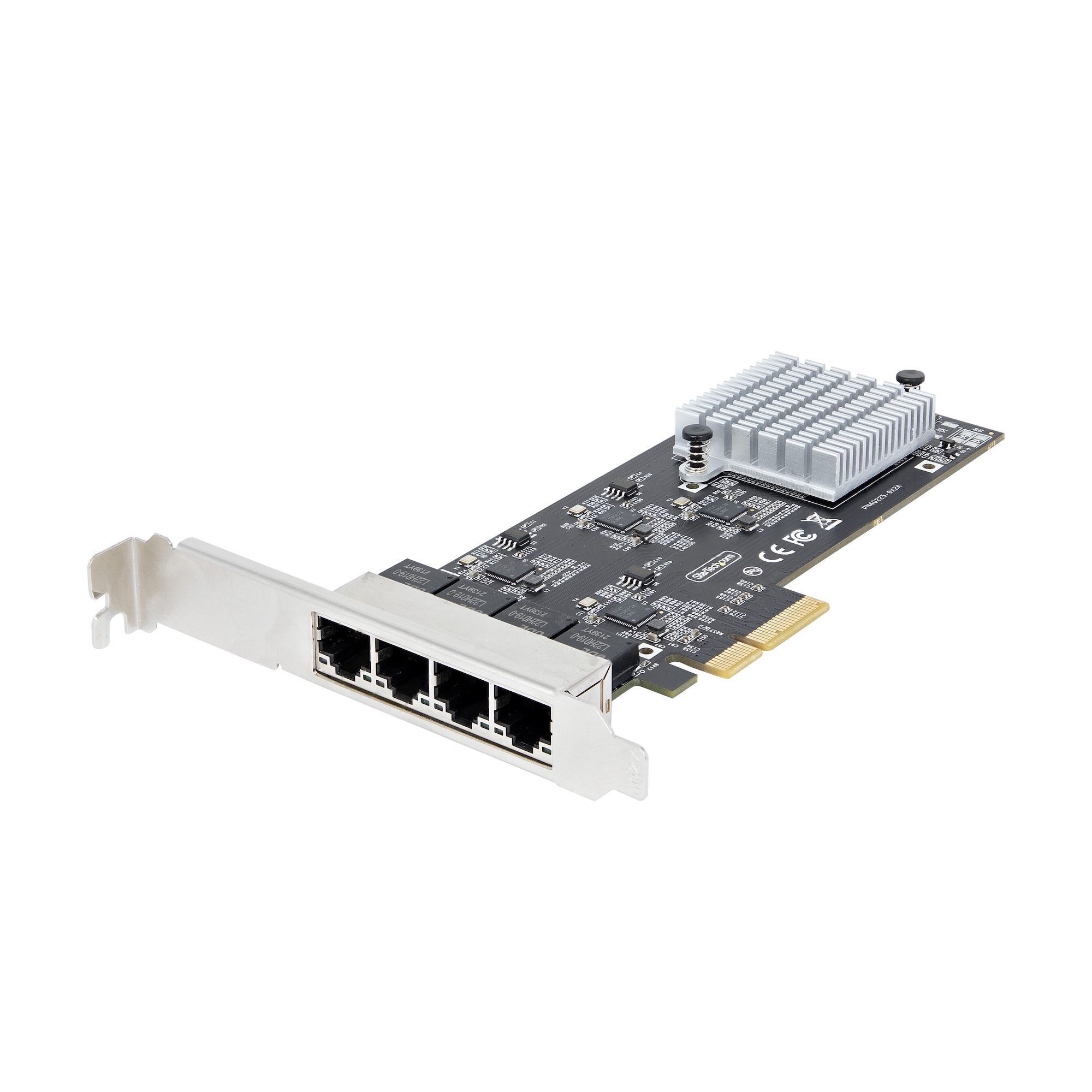 StarTech.com 4 Port PCIe RJ45 Network Card, 100Mbps