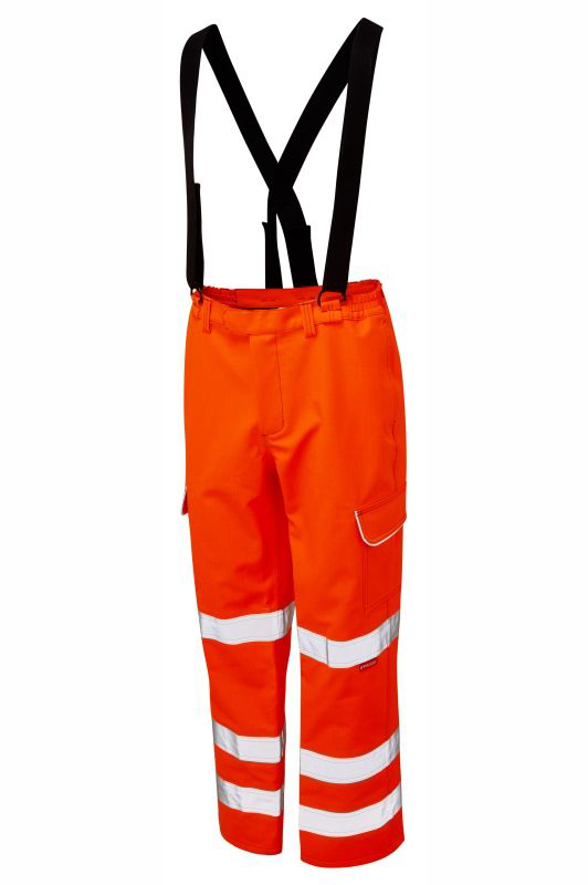 PULSAR Orange Reusable Hi Vis Overalls, 2XL