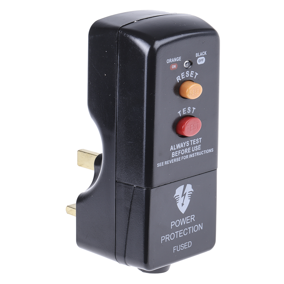 Masterplug RCD Plug Adapter, 13A 2 Pole,240V ac