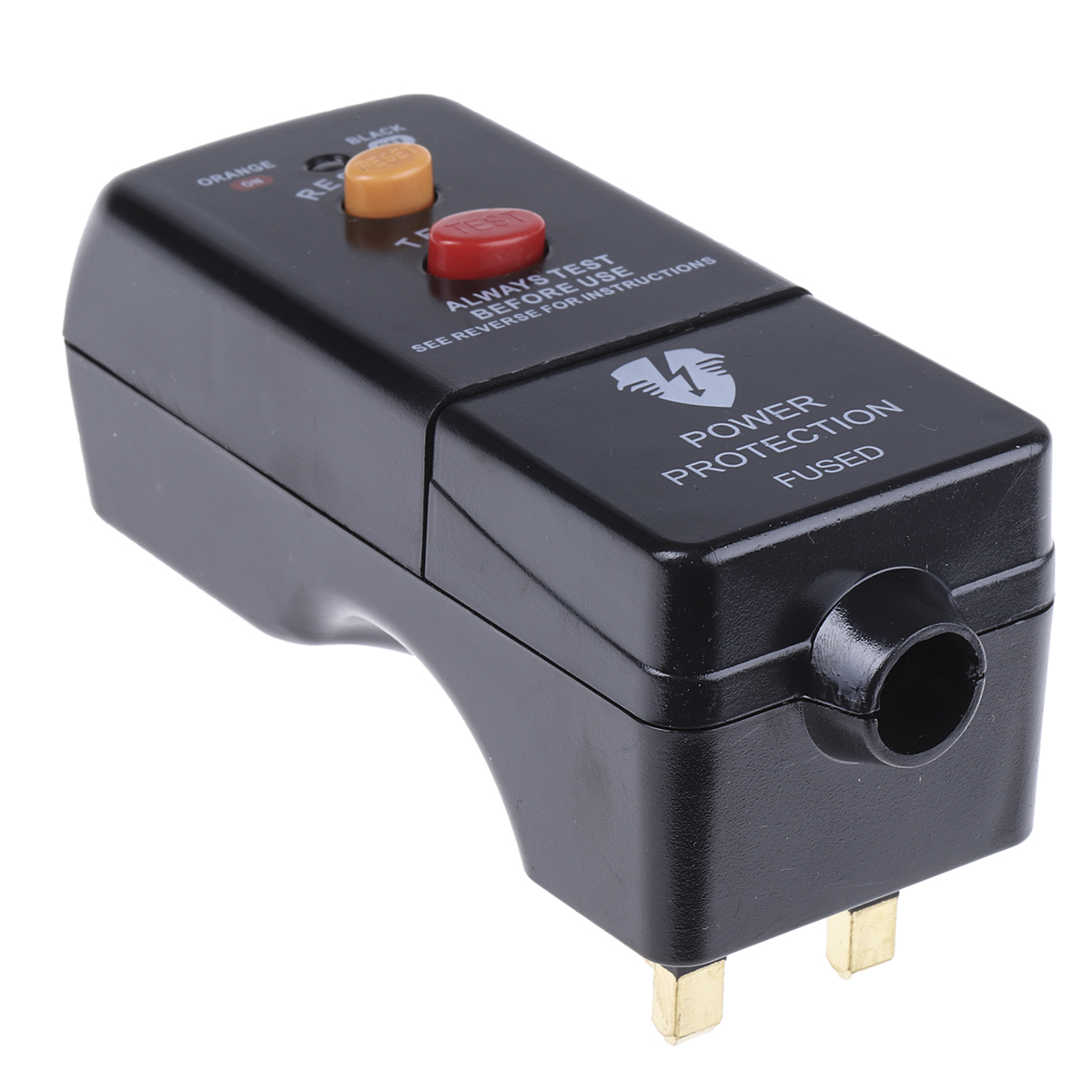 prcdkb-mp Masterplug RCD Plug Adapter, 13A 2 Pole,240V ac