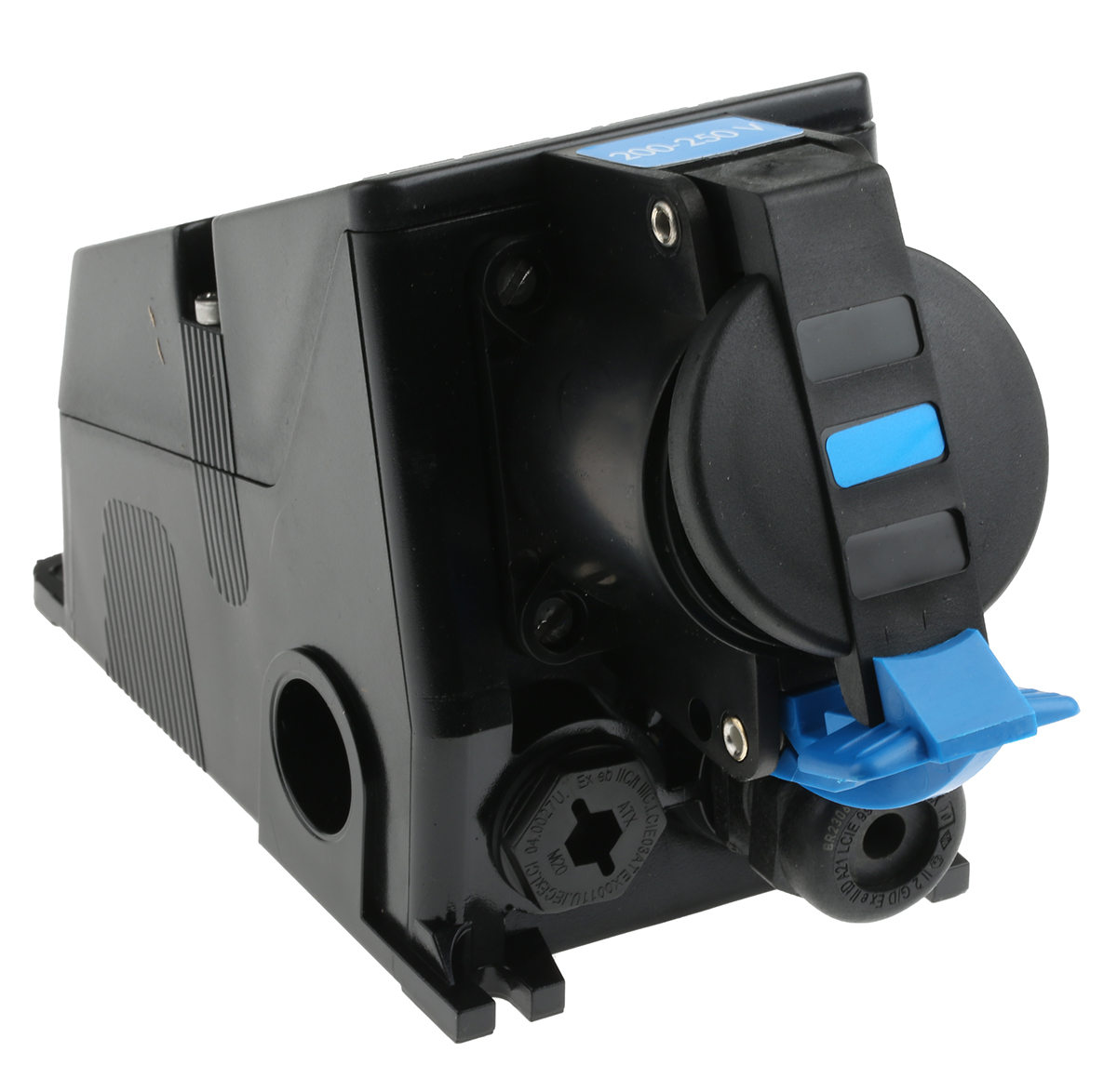 Emerson Appleton IP66 Blue Industrial Power Connector, Surface Mount, 2P+PE, Rated At 16A