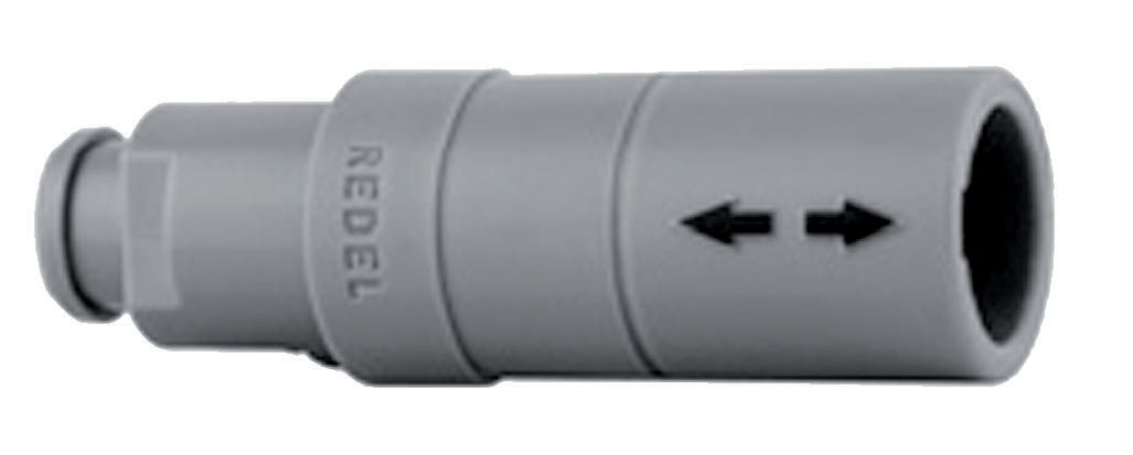 LEMO Circular Connector, 3 Contacts, Cable, Socket, Male, IP50, Redel P Series