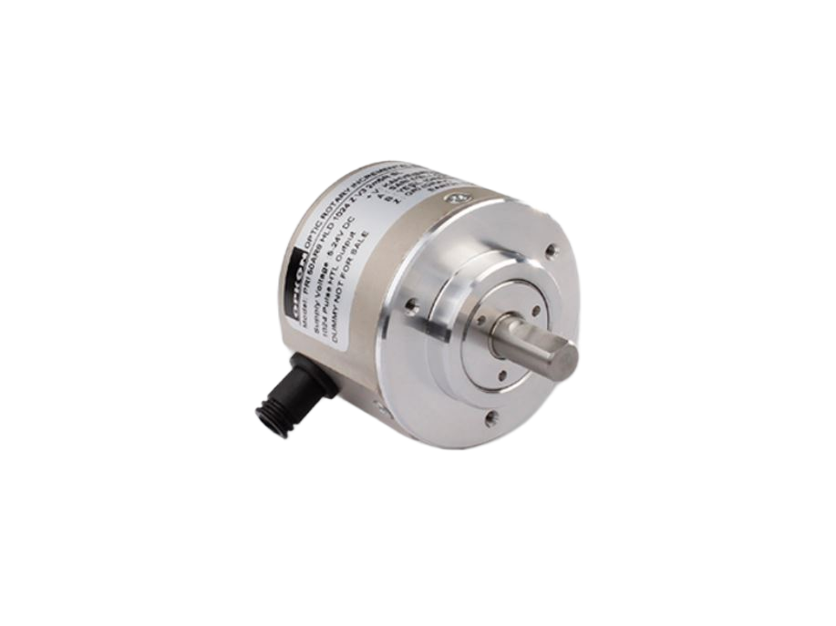 OPKON 24V dc, 5 V dc 2048 ppr Pulse Incremental Encoder with a 8 mm Solid Shaft Shaft, Clamping Flange Mount, Radial