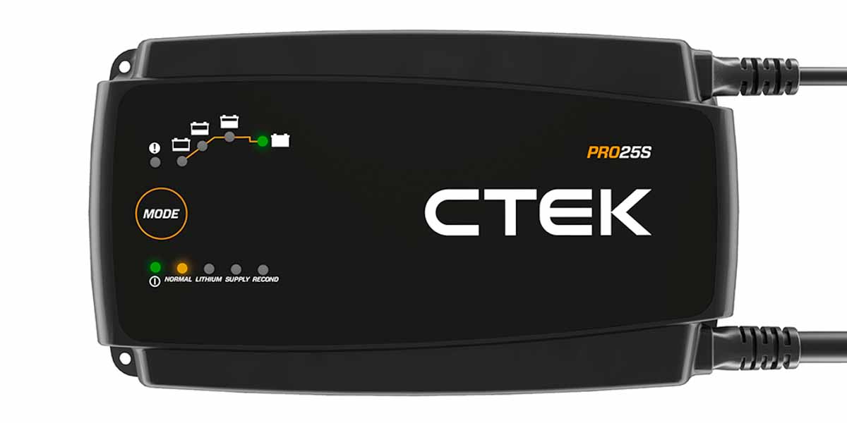 CTEK PRO25S PRO25S Battery Charger For 13.3V, 15.8 V, LiFePO4 2.9 A, 12 V with EU plug Automotive