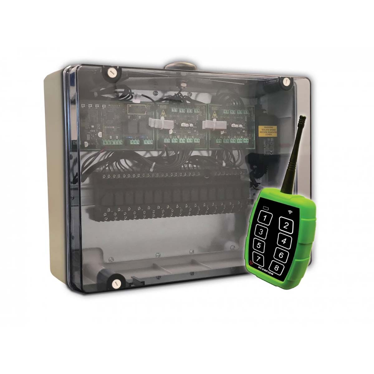 RF Solutions PRO-SCORPION-8S16-16K Remote Control System,868 MHz 16 km