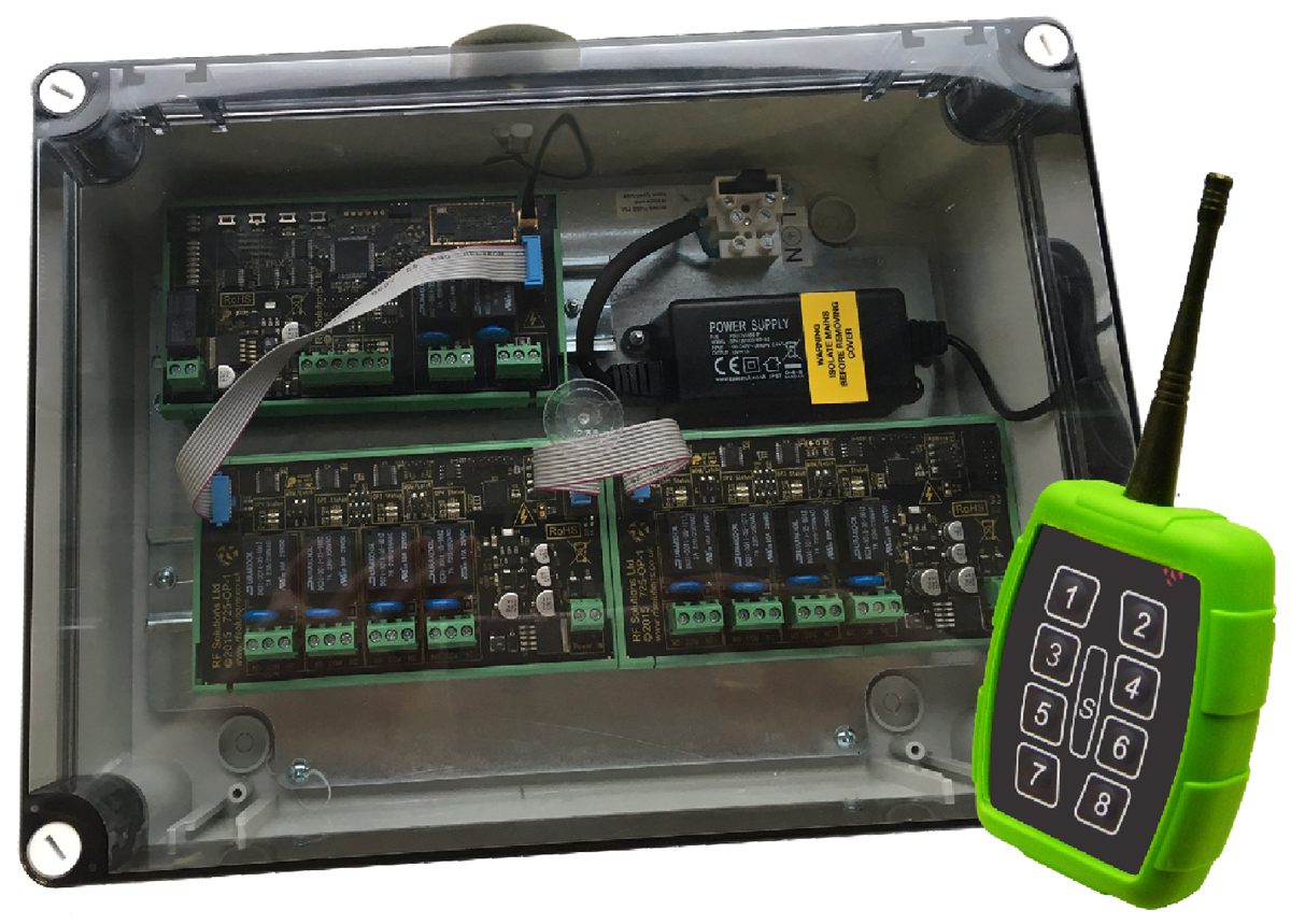 RF Solutions PROTRAP-8S8 Remote Control System,868 MHz 4000 m