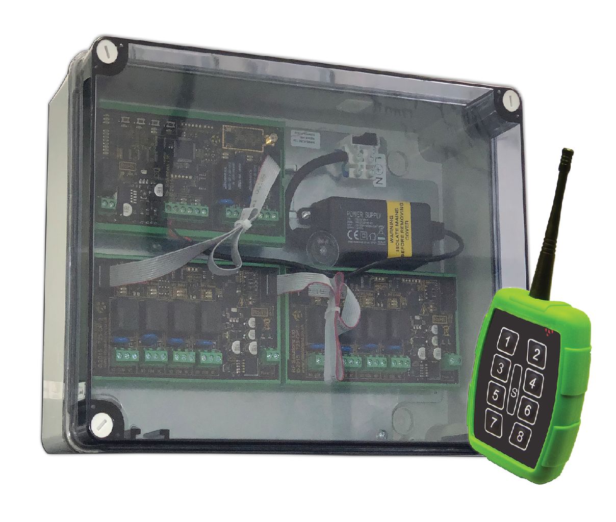 RF Solutions PROTRAP-8S8FM Remote Control System,868 MHz 2 to 10 Km