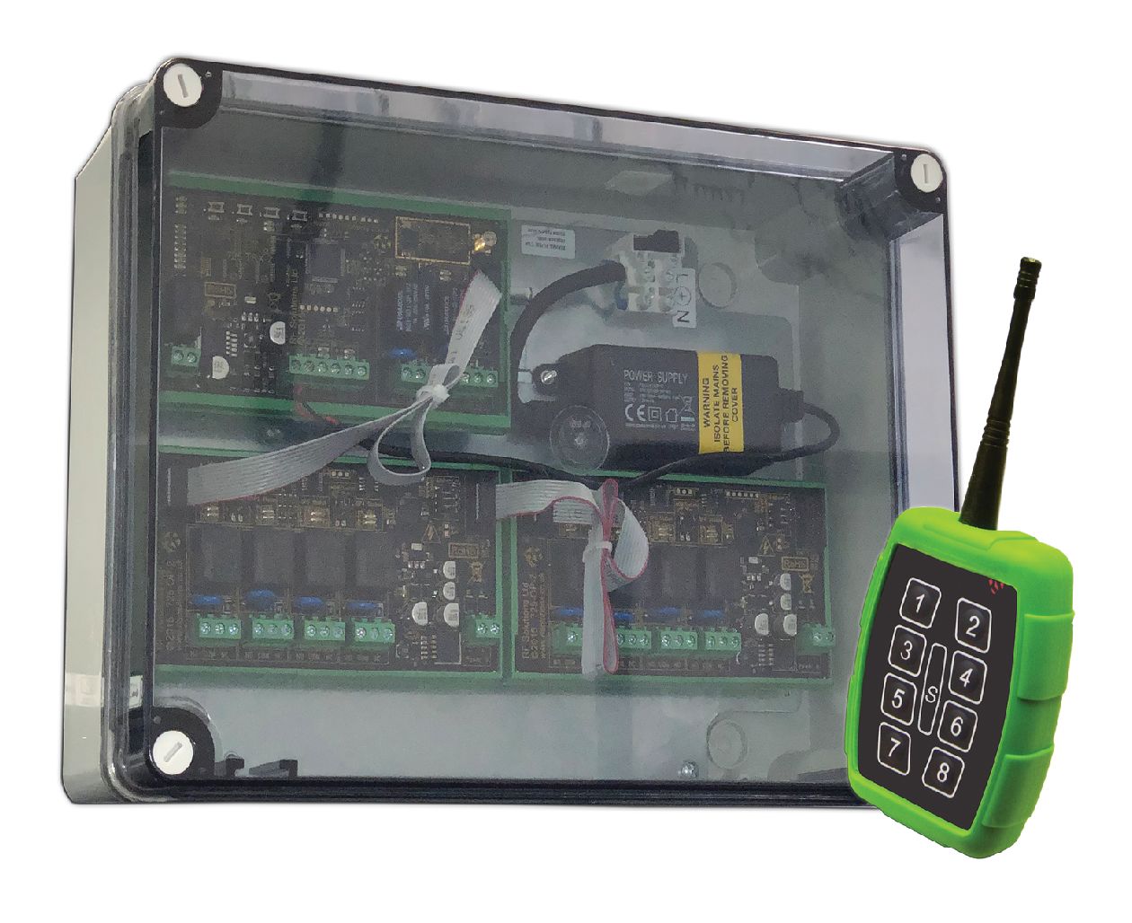 RF Solutions PROTRAP-8S8LORA Remote Control System,868 MHz 2 to 10 Km
