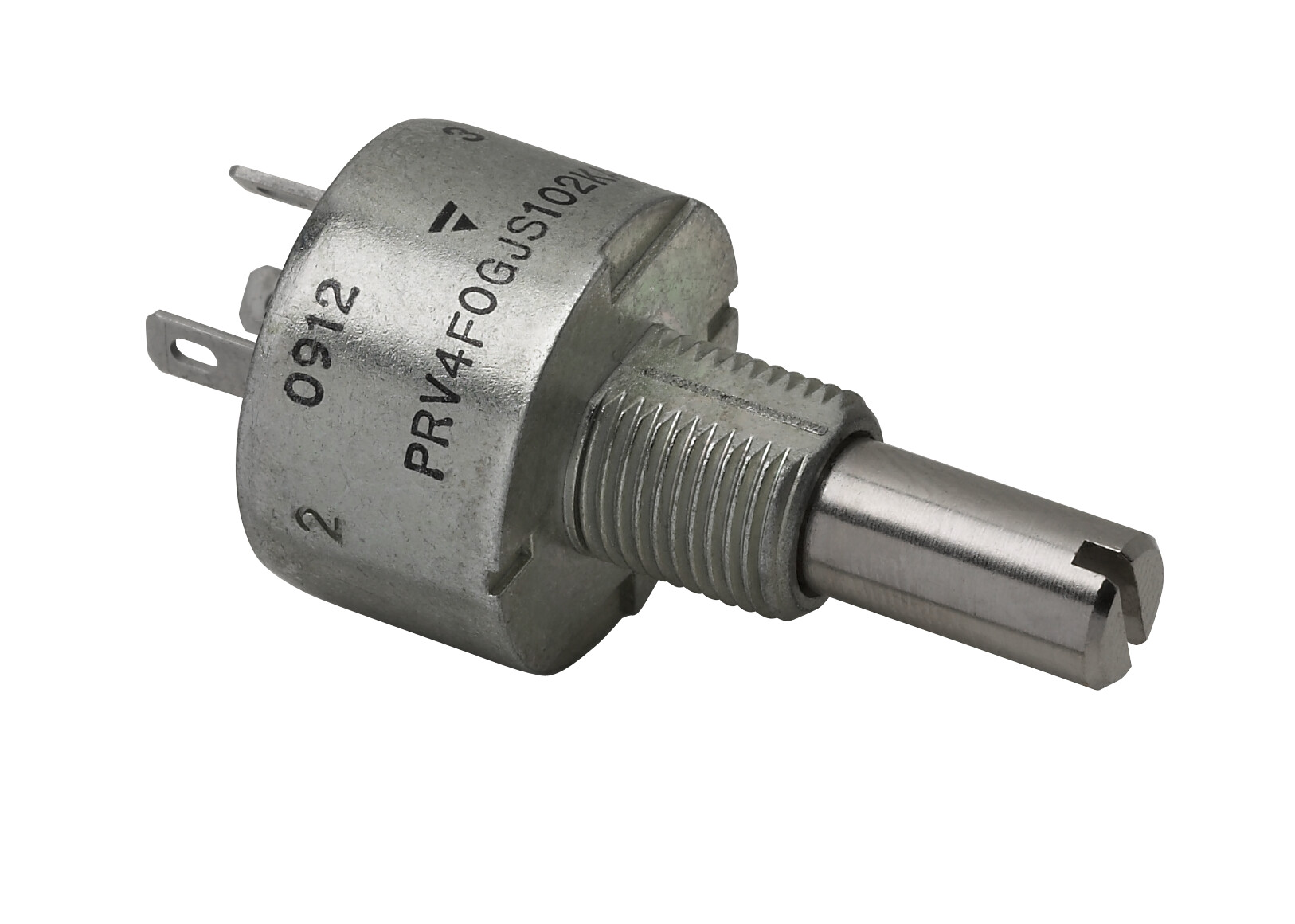 Vishay PRV4 1 kΩ Rotary Potentiometer 1-Turns 1-Gang Panel Mount, PRV4F0GJS102KAB10