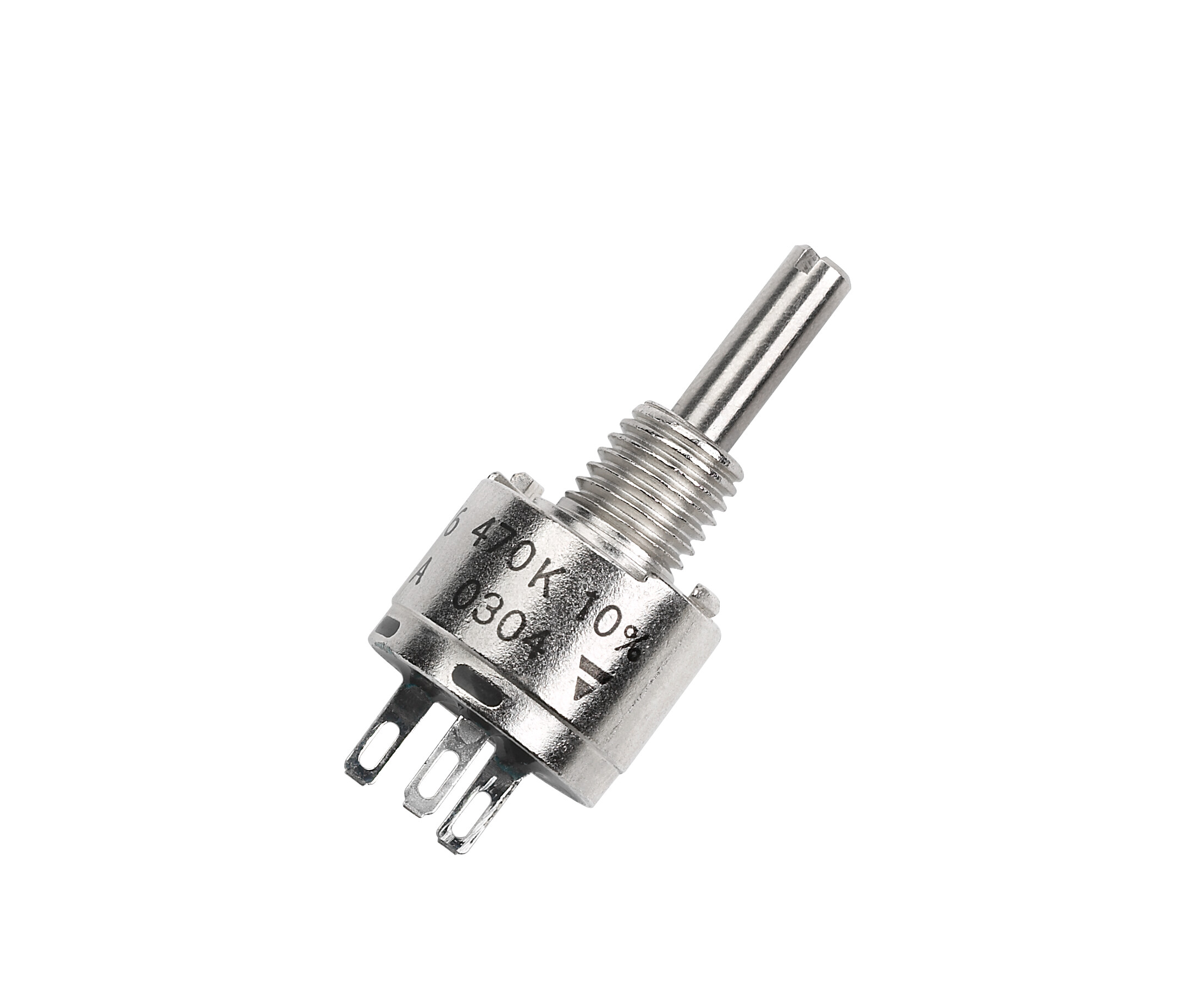 Vishay PRV6 10 kΩ Rotary Potentiometer 1-Turns 1-Gang Panel Mount, PRV6SAABBYB25103KL
