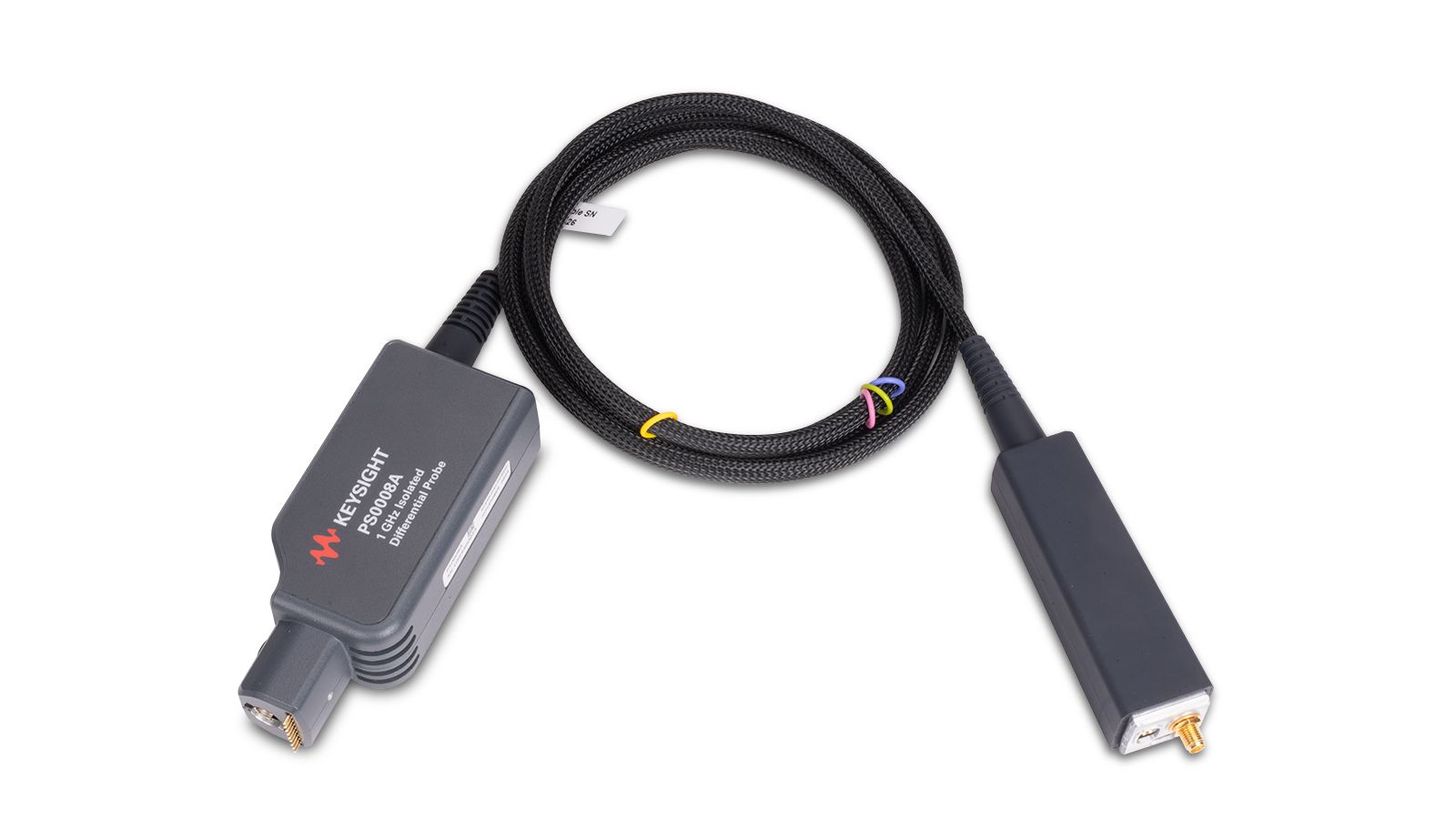 Keysight Technologies PS00 Series PS0008A Oscilloscope Probe, Differential Type, 1 GHz, MMCX, 0.1 in Pitch, 0.2 in