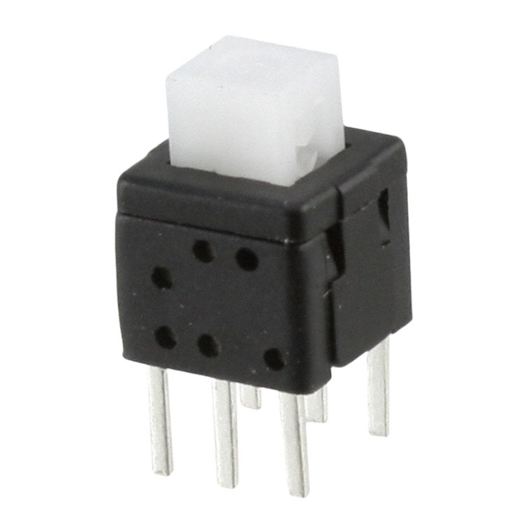 C & K PS Series Pushbutton, 2-Position, Through Hole, DPDT, 30 V