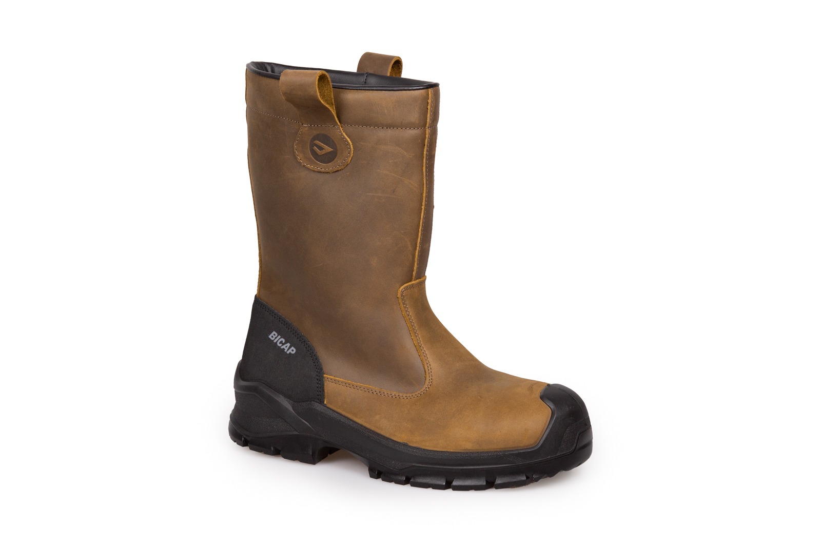Bicap Derrick Unisex Brown Composite Safety Shoes, UK 6.5, EU 40