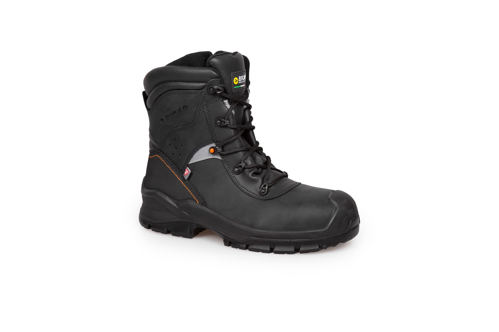 Bicap Marshall Unisex Black Composite Safety Shoes, UK 10.5, EU 45