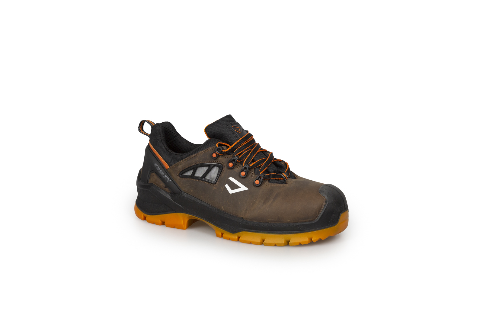 Bicap PS60731 Orange, Black Composite Toe Capped Unisex Safety Boots 5, EU 40 CE