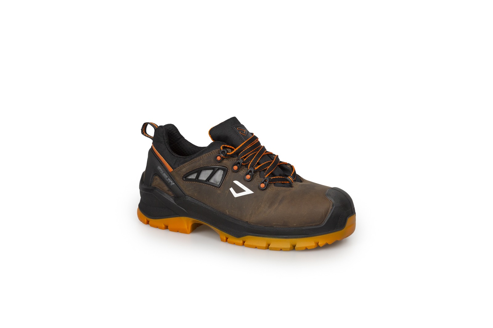 Bicap SEAL LOW Black, Orange Composite Toe Capped Unisex Safety Boots 14.5, EU 48 CE