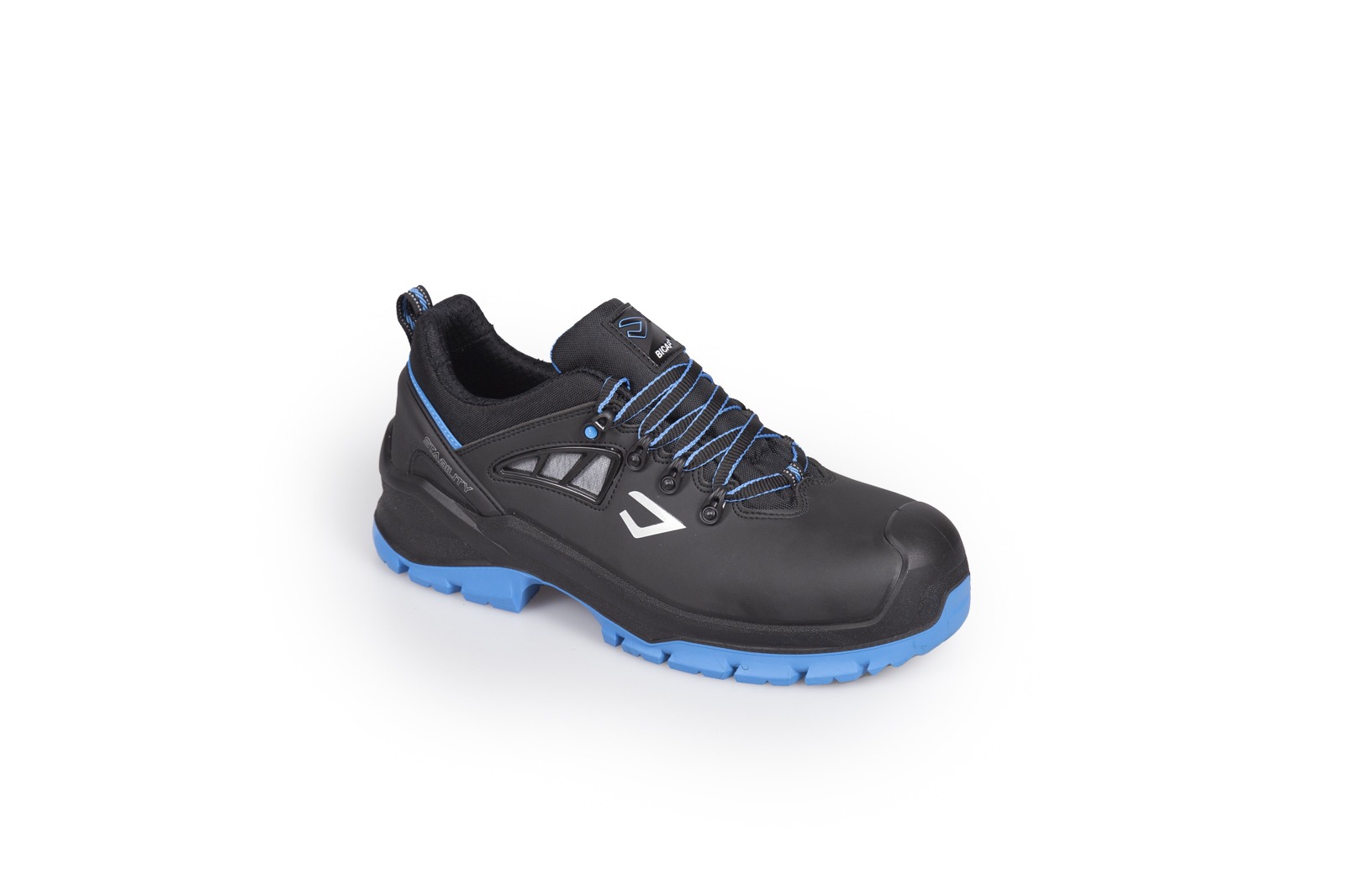 Bicap Dolphin Unisex Black Composite Safety Shoes, UK 11, EU 46