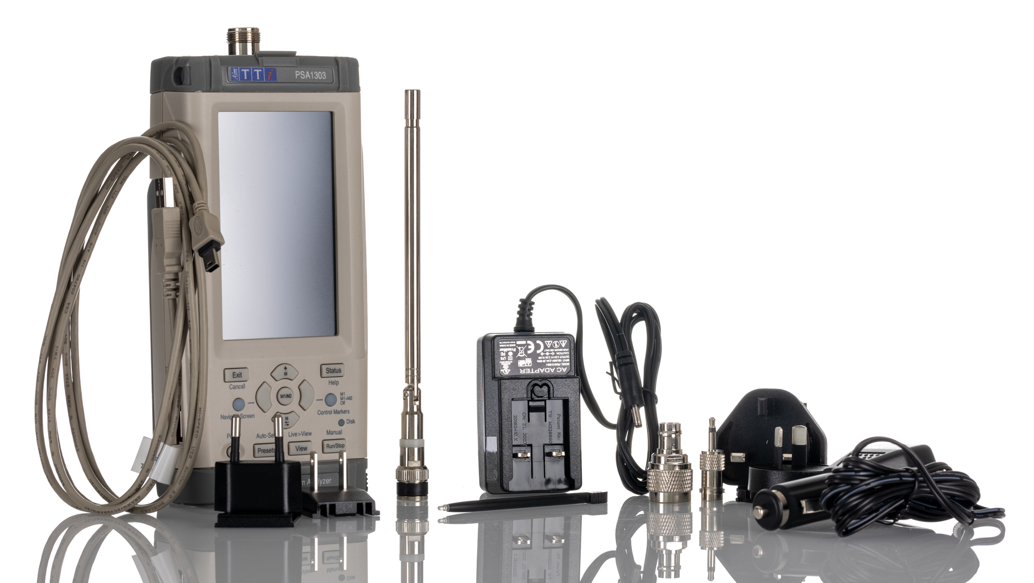 psa1303usc Aim-TTi PSA1303USC Handheld PSA Spectrum Analyser, 1.3 GHz
