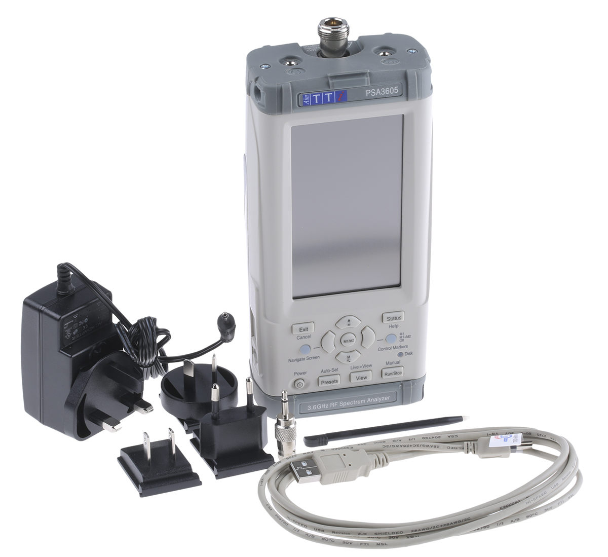 Aim-TTi PSA3605 Handheld PSA Spectrum Analyser, 3600 MHz