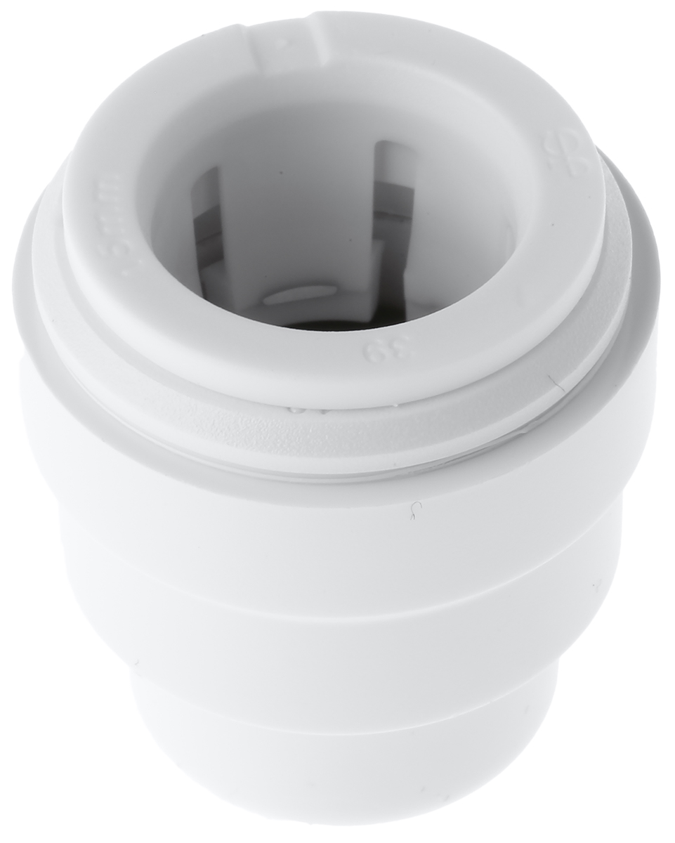 JG Speedfit Plastic Pipe Fitting, Straight Push-in End Stop 15 mm