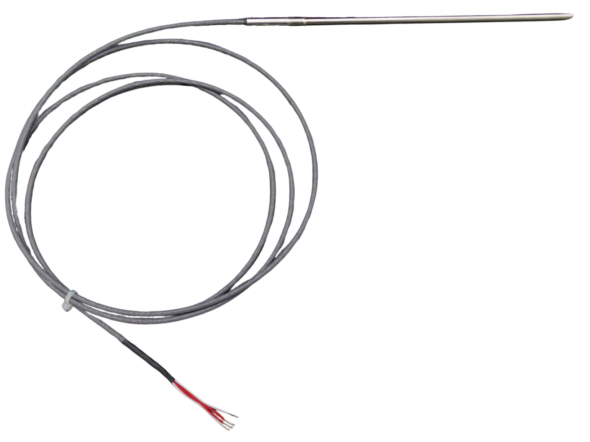 Correge PT100 Probe 6 mm Dia, 200 mm Long, 4 Wire, 500 °C Max ATEX