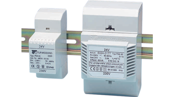 Tufvassons Transformator Safety Transformer 60 VA, 230 V Primary, 24 V Secondary