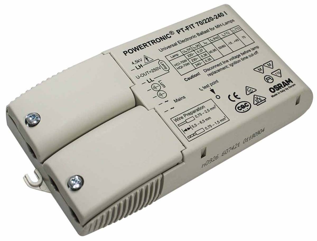 Osram 1 39 W Electronic HID Lighting Ballast, 220V, 240 V