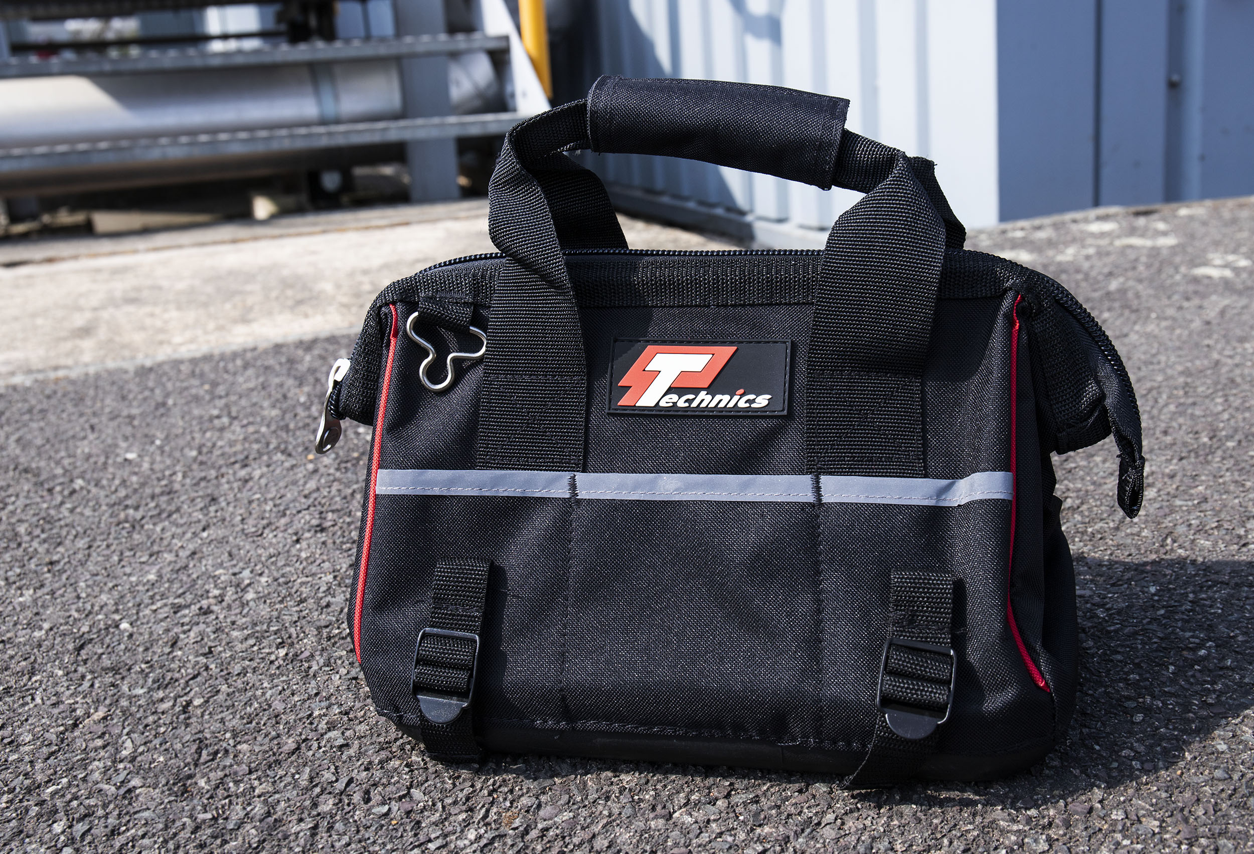 Technics Polyester Hard Bottom Bag with Shoulder Strap 300 mm x 180mm x 220 mm