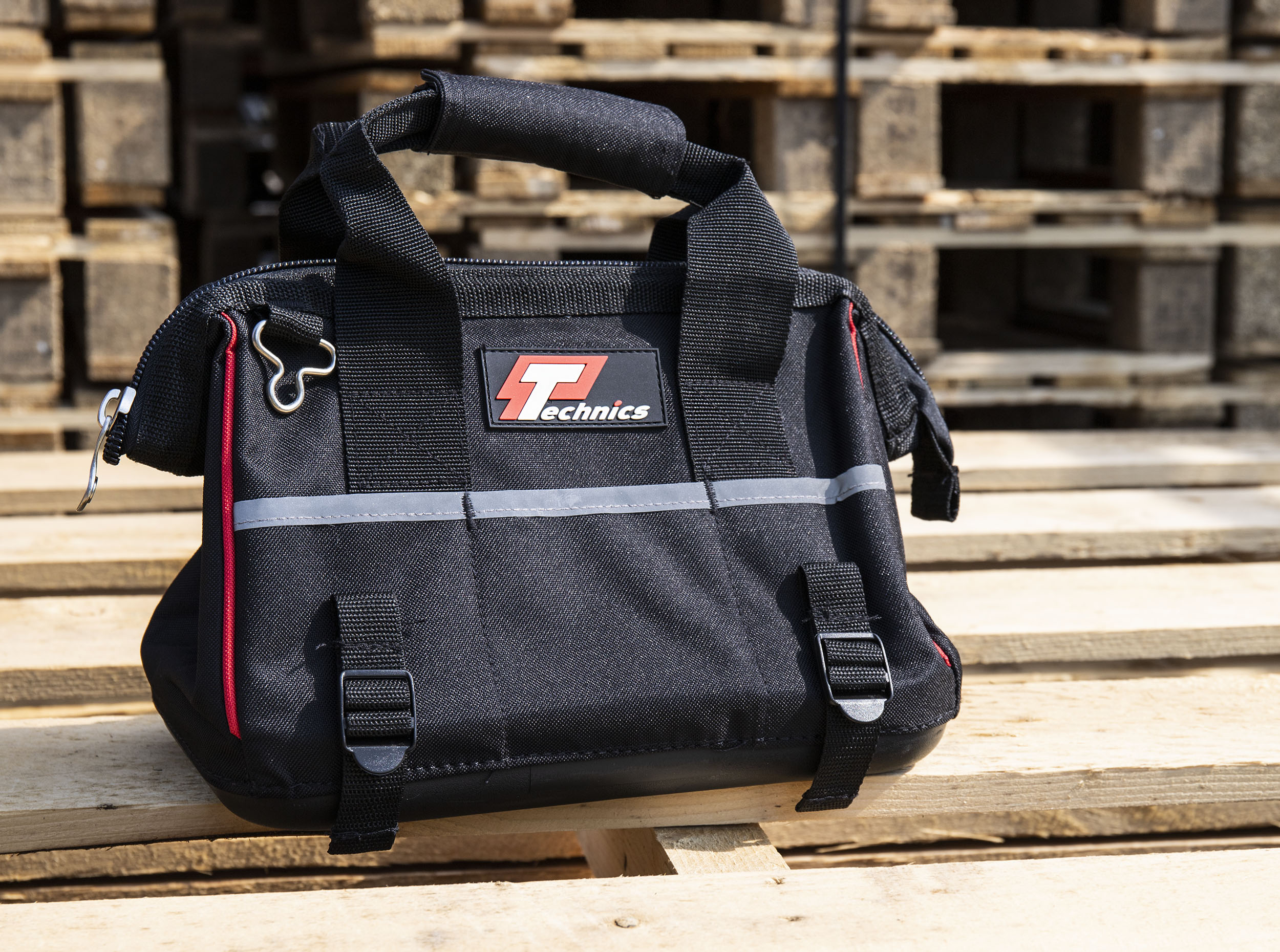 pt130013 Technics Polyester Hard Bottom Bag with Shoulder Strap 300 mm x 180mm x 220 mm