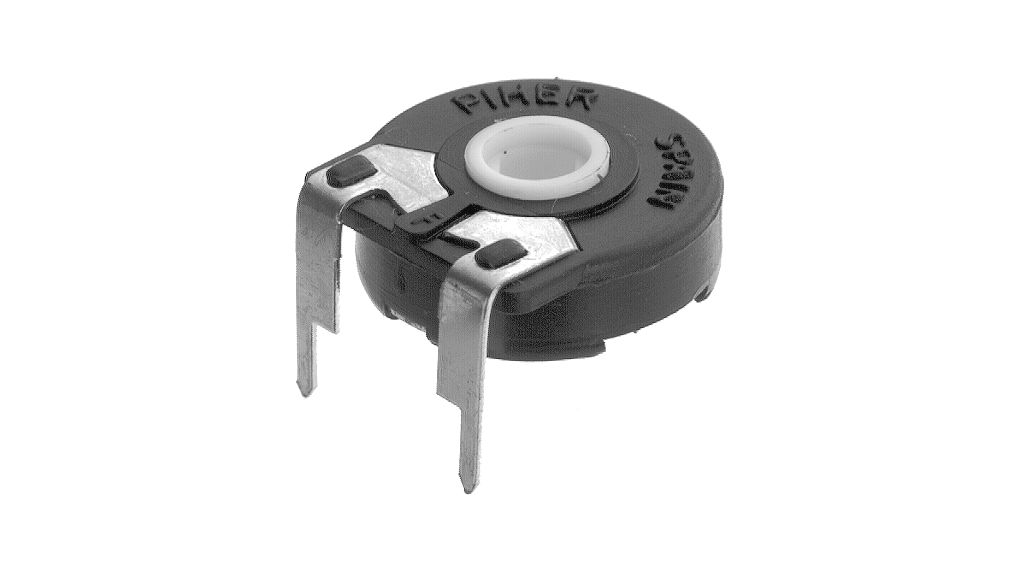 22 kΩ, Through Hole Trimmer Potentiometer 250 mW Top Adjust PIHER SENSORS AND CONTROLS S.S.A, PT 15