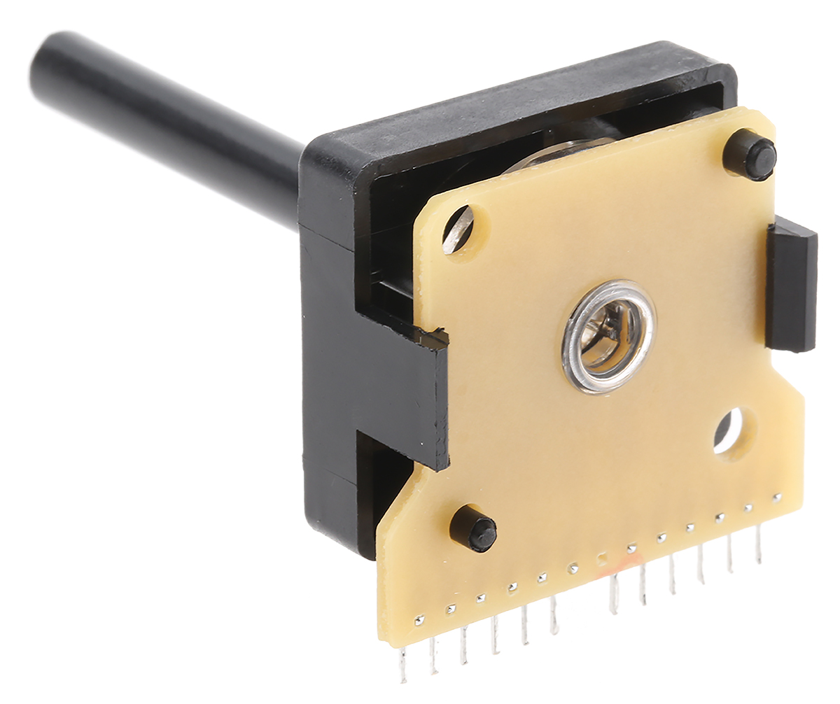 pt6534 Lorlin PT, 5 Position SPST Rotary Switch, 500mA, Solder