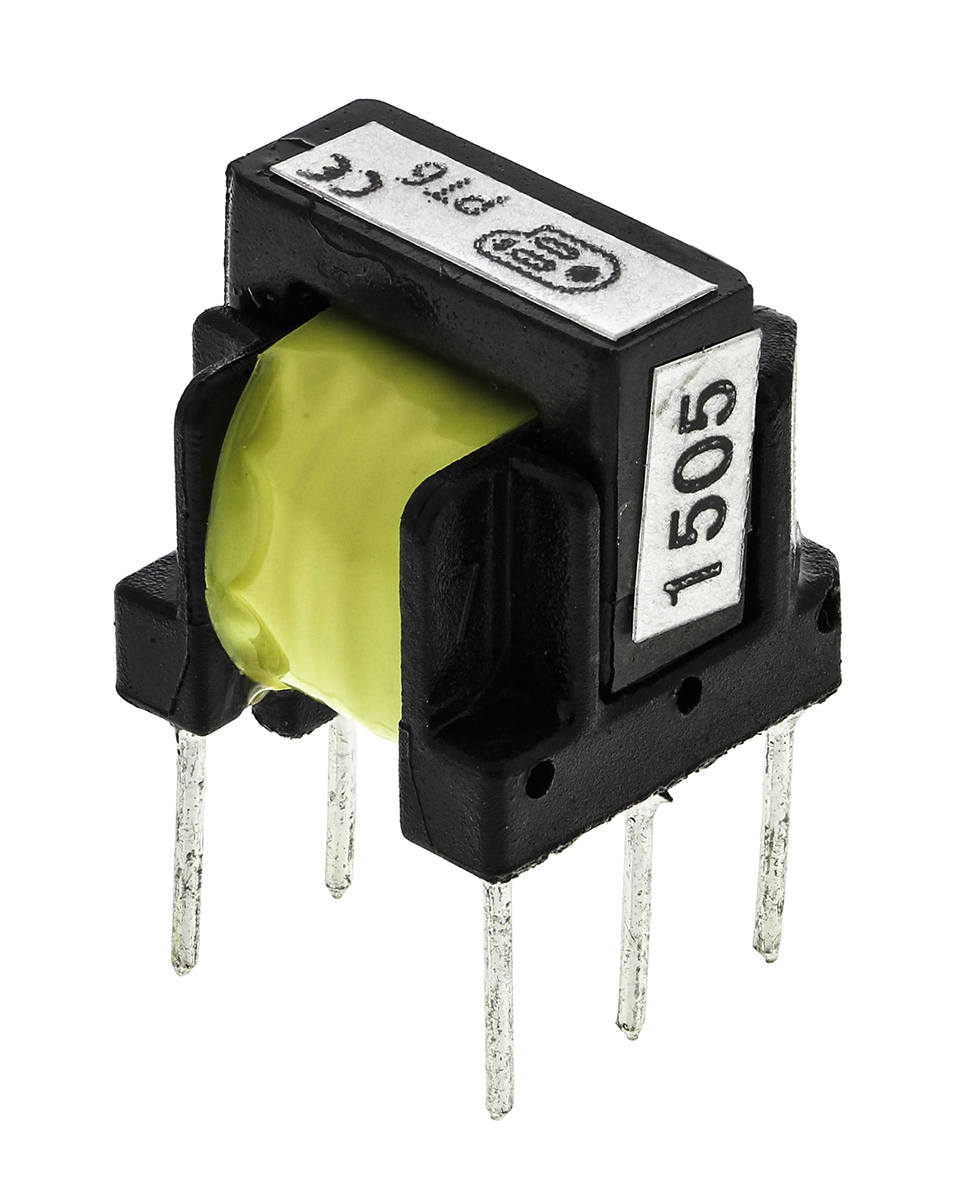 OEP Through Hole Pulse Transformer 1:1 Turns Ratio, 3 mH Prim. Inductance, 1.1Ω Prim. Resistance